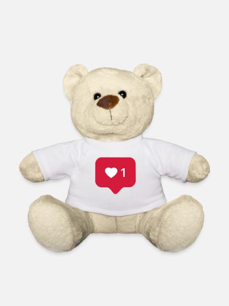Instagram Like - Teddy - Weiß
