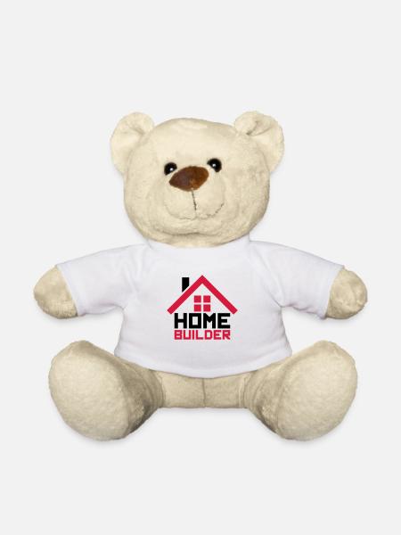 maison constructeur maison construction bâtiment bâtiment logo de - Nounours - blanc