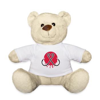 I love fishing - Anglergeschenk - Japan Style - Teddy - Weiß - Vorne