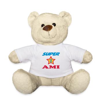SUPER AMI - Nounours - blanc - Devant