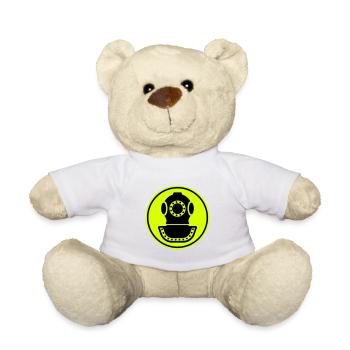 casque de plongée en apnée - Nounours - blanc - Devant