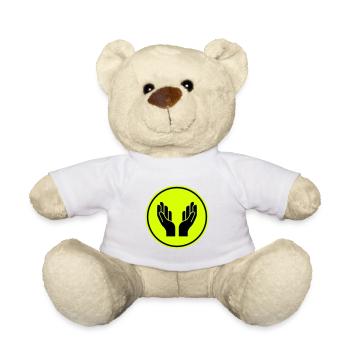 Hände Beten Icon - Teddy - Weiß - Vorne