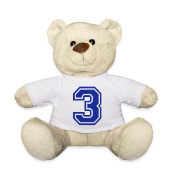 3 - Teddy Bear - white - Front
