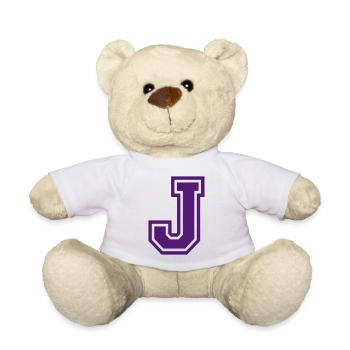 Buchstabe J - Teddy - Weiß - Vorne