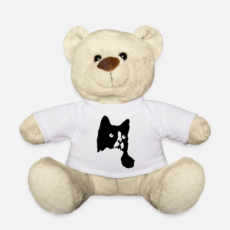 Chats chats chats chats - Nounours - blanc