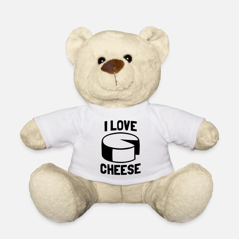 Cheese - Teddy Bear - white
