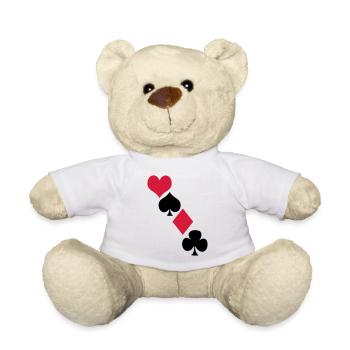 Kartendeck - Teddy Bear - white - Front