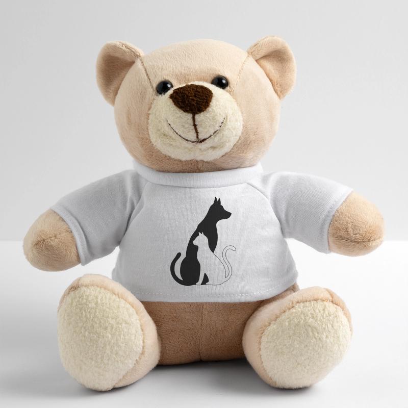 chien chat silhouette Nounours