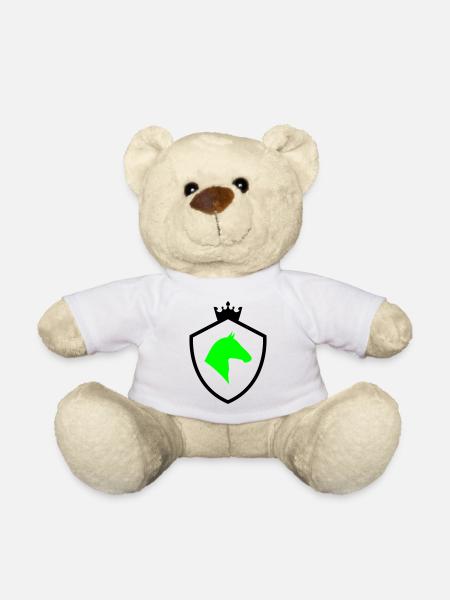 pferde wappen - Teddy - Weiß