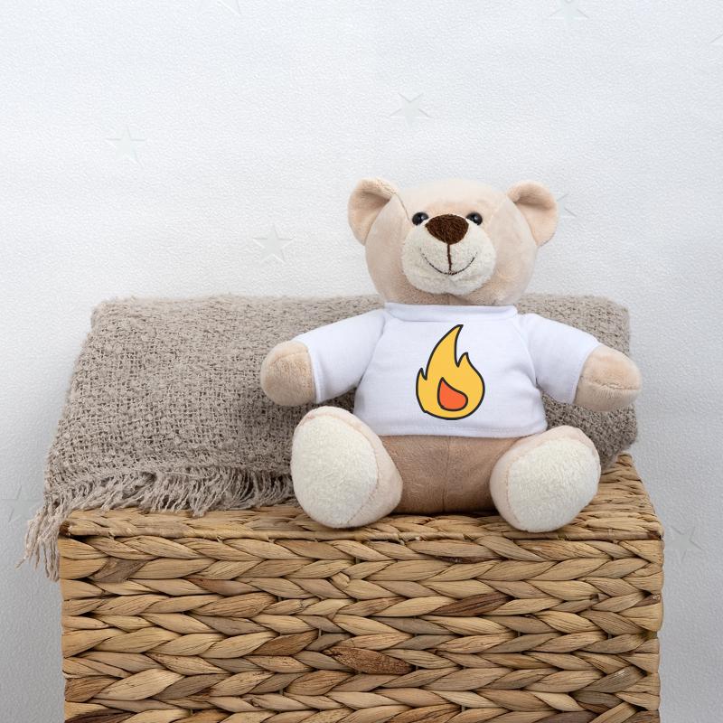 Flame Teddy Bear