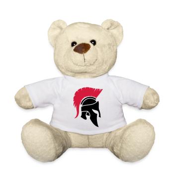 Sparta Warrior - Teddy Bear - white - Front