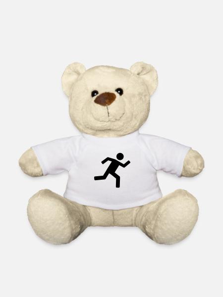 Laufen - Läufer - Teddy - Weiß