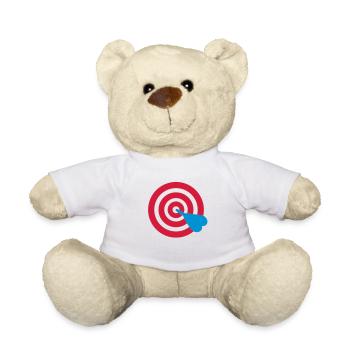 Dart Ziel - Teddy - Weiß - Vorne