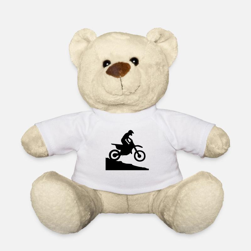 Motocross - Nounours - blanc