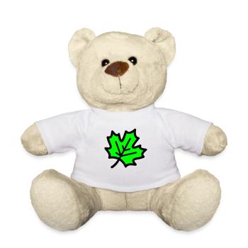 Ahornblatt Blatt Herbst Symbol - Teddy - Weiß - Vorne