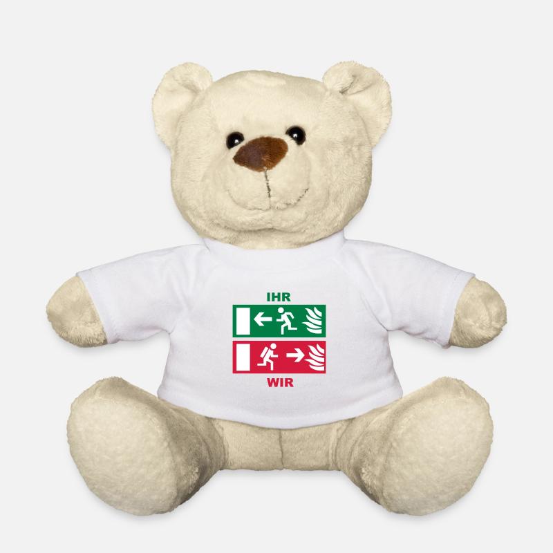 Feuerwehr - Teddy - Weiß