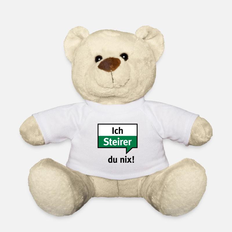 Ich Steirer – du nix - Teddy - Weiß