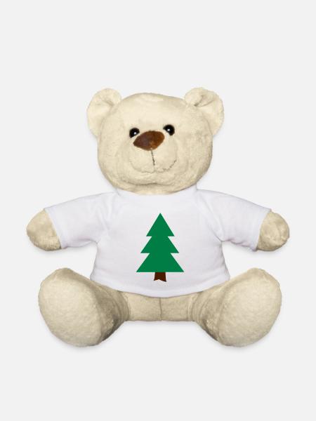 Tannenbaum - Teddy - Weiß
