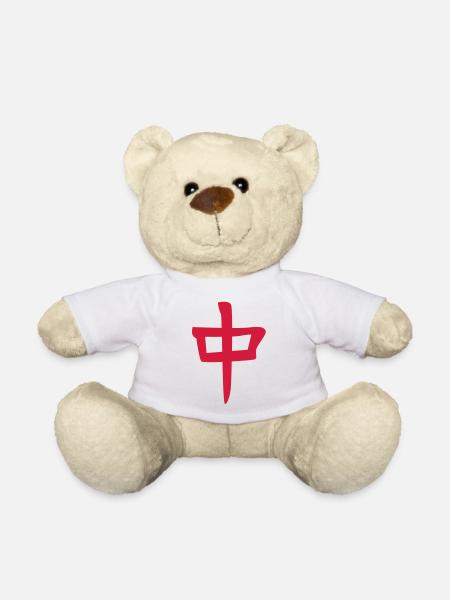 Mahjong - Teddy - Weiß