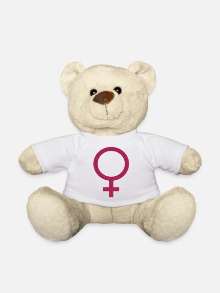 Frau Zeichen - Teddy - Weiß