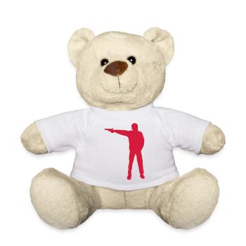 tir sportif - Nounours - blanc - Devant