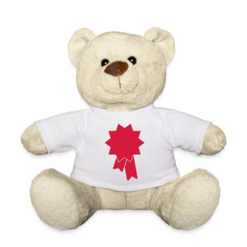 Badge Auszeichnung Award 1c - Teddy - Weiß - Vorne