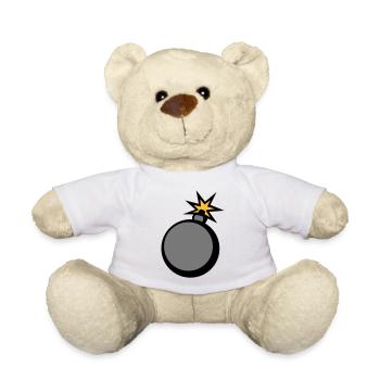 bombe clipart zuender - Teddy - Weiß - Vorne