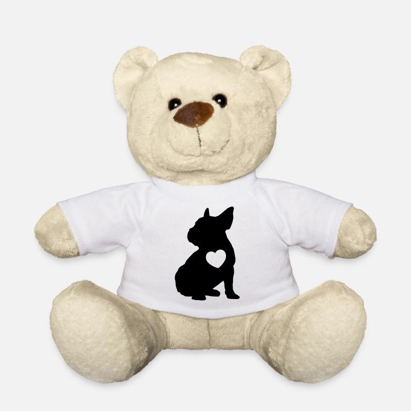BULLY WITH HEART - Teddy Bear - white