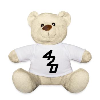 Voile de classe bateau 420 - Nounours - blanc - Devant
