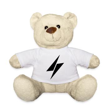 Thunder logo - Teddy Bear - white - Front