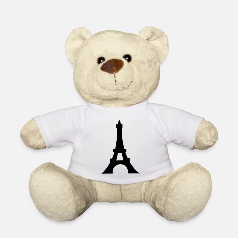 eifelturm - Teddy - Weiß