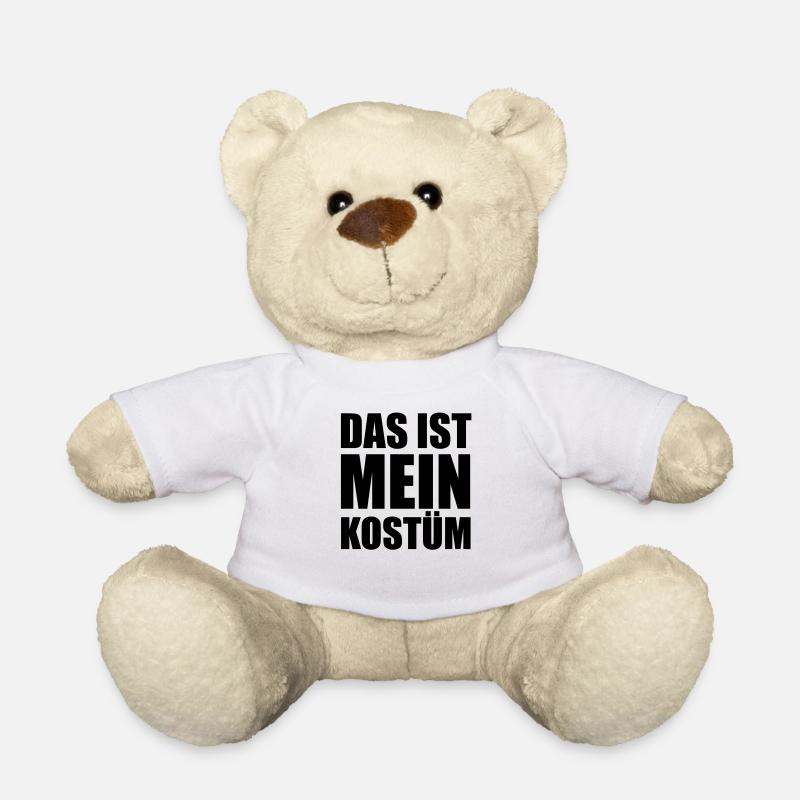 Das ist mein Kostüm - Teddy - Weiß