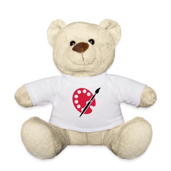 Künstler - Teddy - Weiß - Vorne