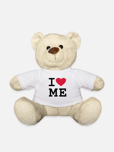 I love me - Teddy - Weiß