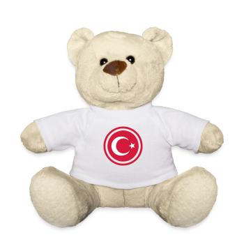 Turkey Emblem - Teddy Bear - white - Front