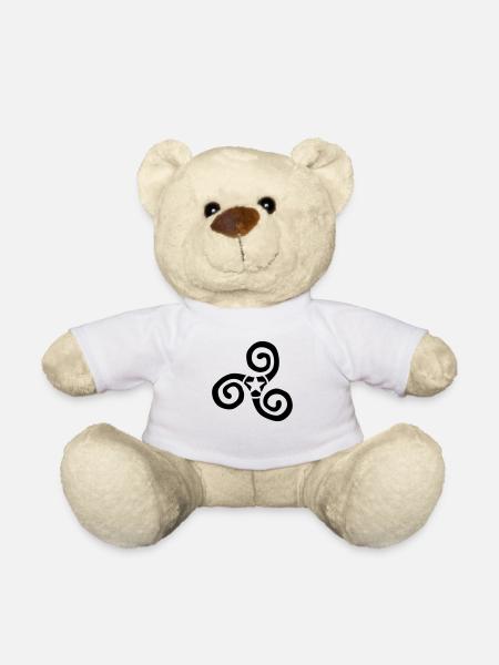 triskèle logo bretagne stern - Teddy - Weiß