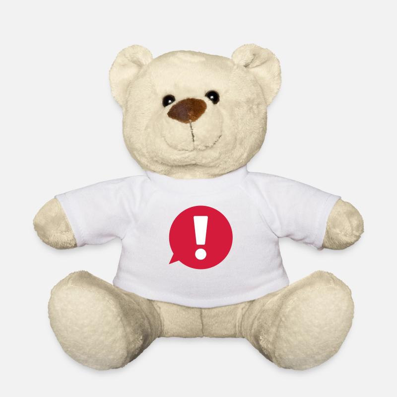 Achtung - Teddy - Weiß