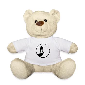 Couples de Lune de Nuit - Nounours - blanc - Devant