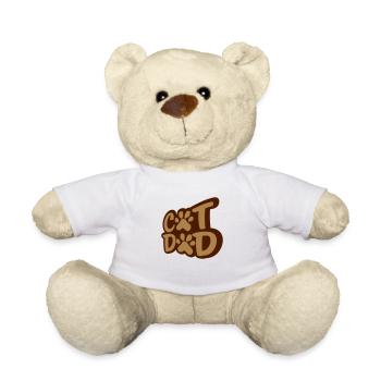 Cats Papa Paw Logo - Nounours - blanc - Devant