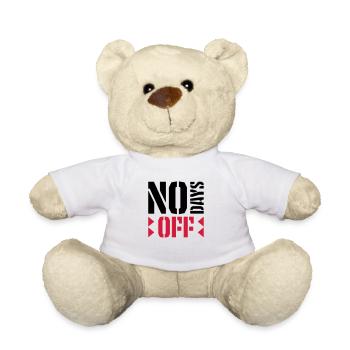 pas de jours de congé devis - Nounours - blanc - Devant