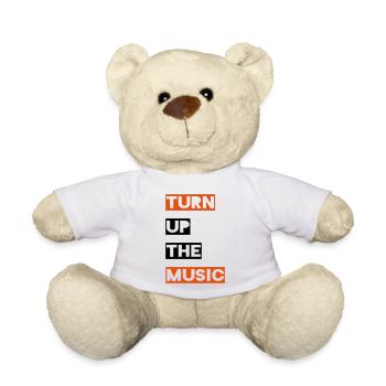 Turn up the music - Nounours - blanc - Devant