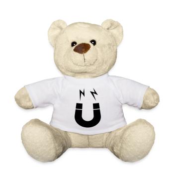 Symbol Magnet Logo Blitze - Teddy - Weiß - Vorne