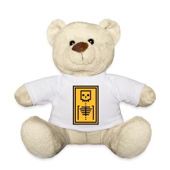 Knochen - Teddy - Weiß - Vorne