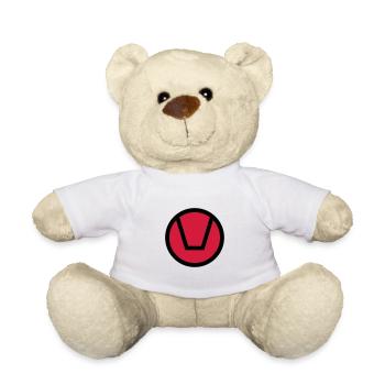 Internationales Libertin-Symbol - Teddy - Weiß - Vorne