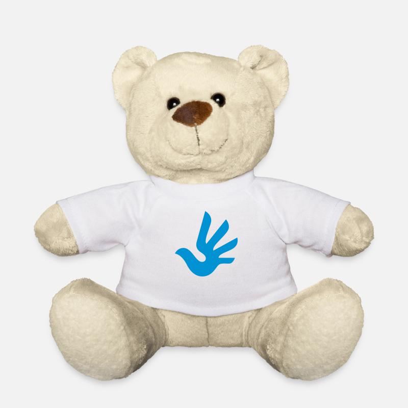 HumanRights Logo - Teddy - Weiß