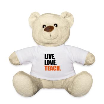 Lehrer - Teddy - Weiß - Vorne