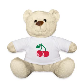 Kirsche - Teddy - Weiß - Vorne