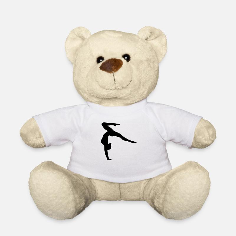 Turnerin - Handstand, Turnen - Teddy - Weiß