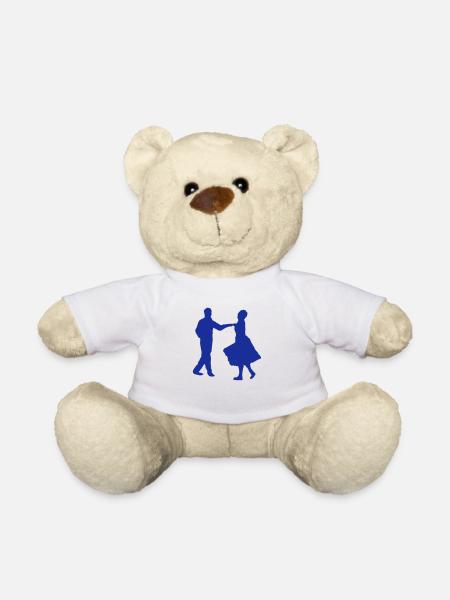 tanzen, tänzer - Teddy - Weiß