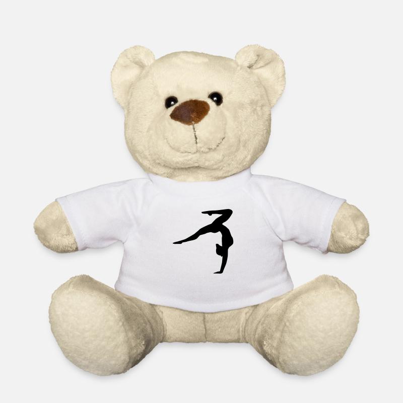 Turnen, Turnerin - Teddy - Weiß